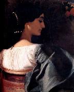 An Italian Lady Lord Frederic Leighton